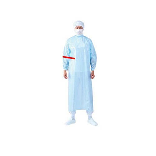 クリーンコート 首マジック腰ひも M ホワイト E4002-0-M