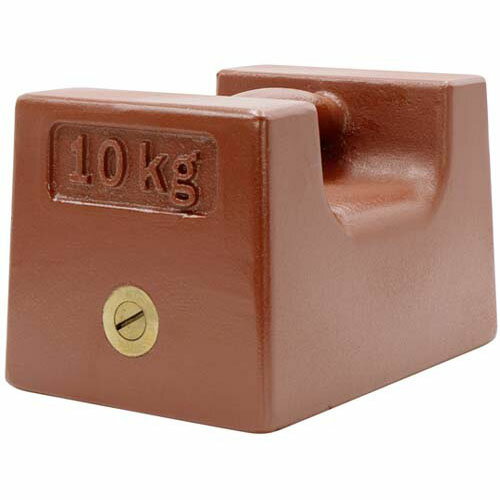 鋳鉄枕型校正用分銅 M1級 10kg AD1606-10KM1