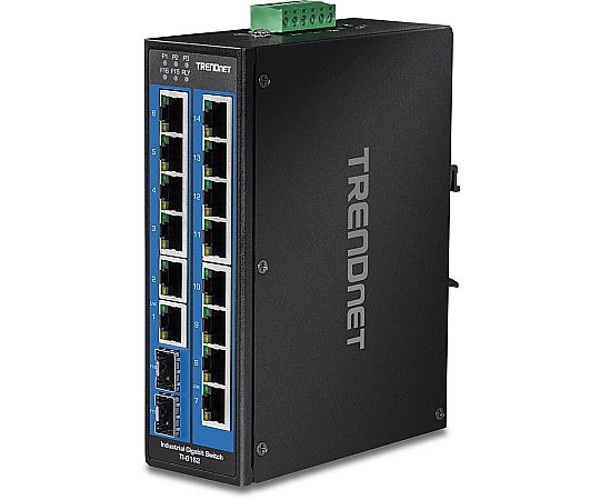 産業用スイッチングハブ 16ポート SFPスロット付 TI-G162