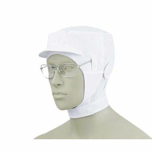 ショート頭巾帽子 白 エコ 9-1016 M