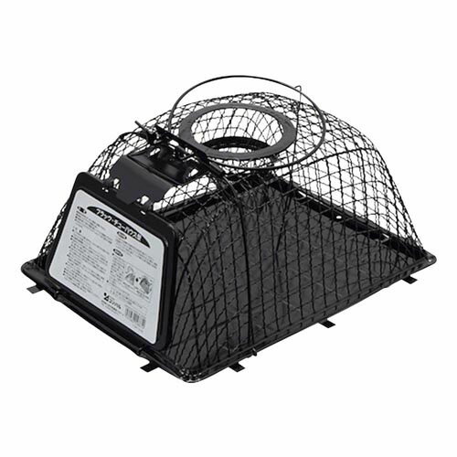 コンパル ネズミ捕り器 ブラック チューハウス型 ワイド
