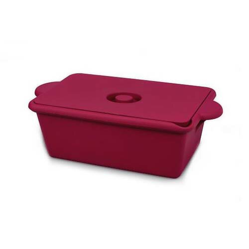 アイスバケツ (フタ・ハンドル付) 角型 (赤) 9L