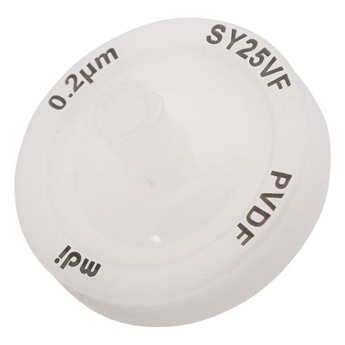 シリンジフィルター PVDF 直径25mm／0.2マイクロm 1箱 (100個入) SYVF0601MNXX104