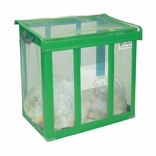自立ゴミネット 折りたたみ式 緑 430L900*600*800 DS-261-001-1