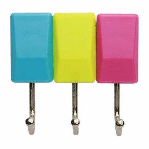 スリムマグネットフック 1kg 色込 3個入 MG-687