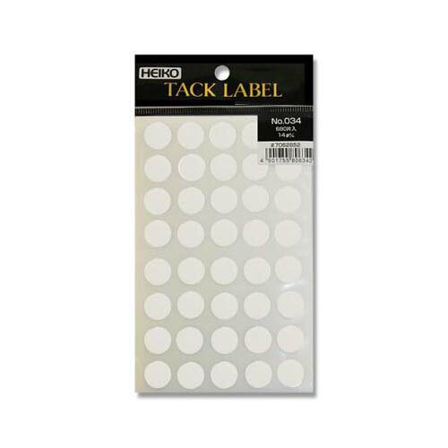 HEIKO ���å���٥�(������) No.034 �� �� 14mm 680�� 007062652 1�ѥå�(40��*17��������)