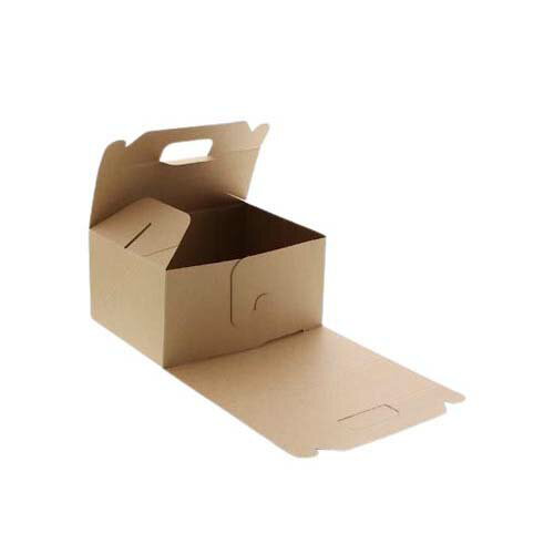 HEIKO 食品容器 ネオクラフトボックス キャリーボックス L 20枚 004248013