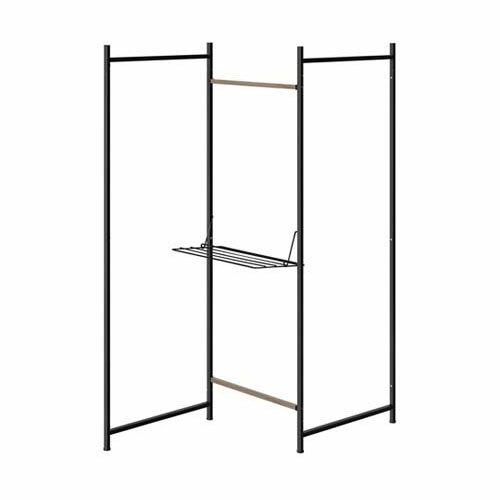 折りたたみ物干し3連タイプ ブラック OTM-150R