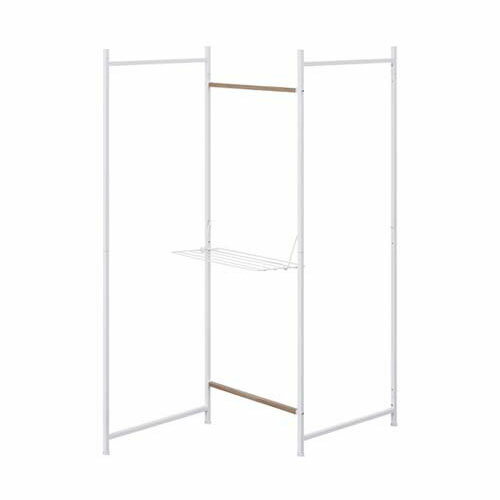 折りたたみ物干し3連タイプ ホワイト OTM-150R