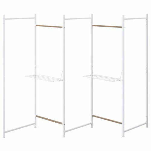 折りたたみ物干し5連タイプ ホワイト OTM-250R