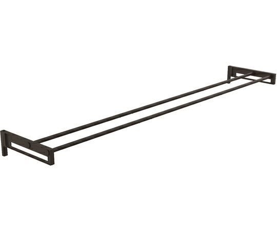 ランドリーホルダー＆ポールセット L 2本 ブラック TGS52010BK