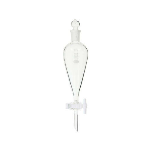 分液ロート スキーブ形 PTFEコック付 100mL 014260-100