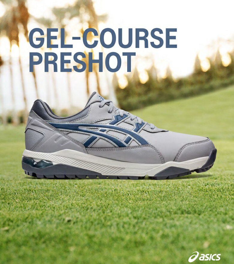 Asics Gel‐Course Preshot Golf Shoes アシックス ゲル コース プレショット ゴルフ シューズ 1111A210