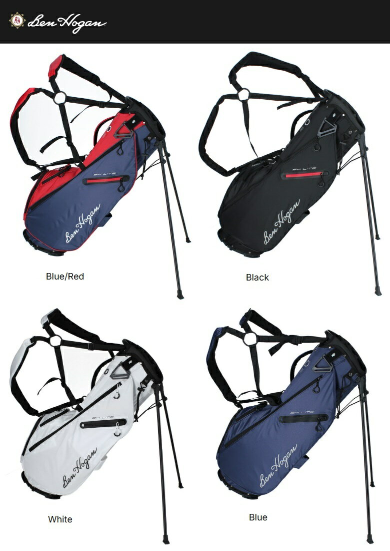 即納可！Ben Hogan BH-Lite Lightweight Stand Bag ベン・ホーガン ライトウェイト...
