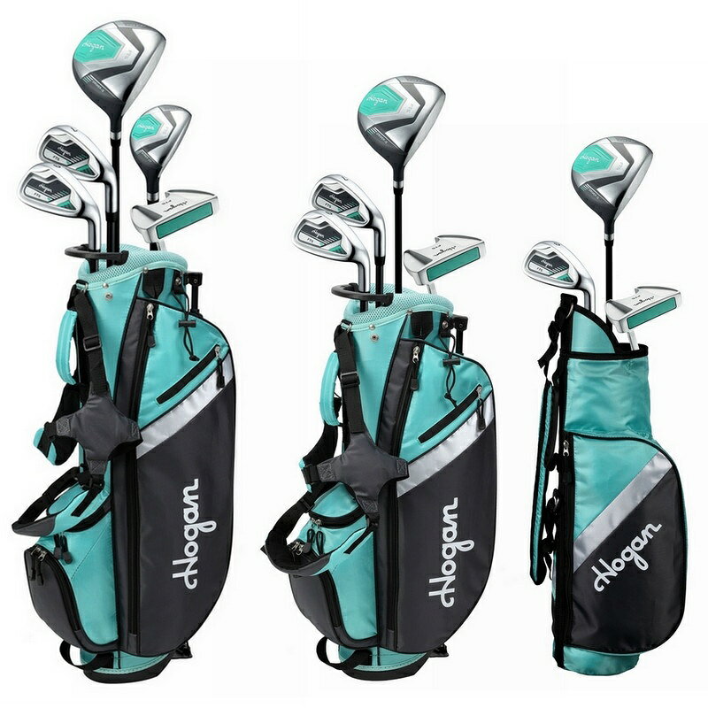 Ben・Hogan Golf FTS Junior Girls Golf Clubs Set！ お子様の成長に合わせて選べる、Ben Hogan FTS ジュニア ゴルフセットです 年齢と身長の目安に応じて、無理なく使いやすいセット内容になっています 軽量設計で扱いやすく、これからゴルフを始めるジュニアにもおすすめです ・3-5歳向け:身長 約97〜114cm (クラブ3本) ・6-8歳向け:身長 約117〜127cm (クラブ4本) ・9-12歳向け:身長 約130〜152cm (クラブ5本) セット内容はサイズごとに異なり、9-12歳向けには22°ハイブリッドも含まれます 6-8歳・9-12歳向けは自立するスタンドバッグ、3-5歳向けは軽量なキャリーバッグです 対象年齢:3-5歳、6-8歳、9-12歳 スタンドバッグ(6-8歳・9-12歳) キャリーバッグ(3-5歳) USモデル ※レインフード・ネームプレートは付属しません