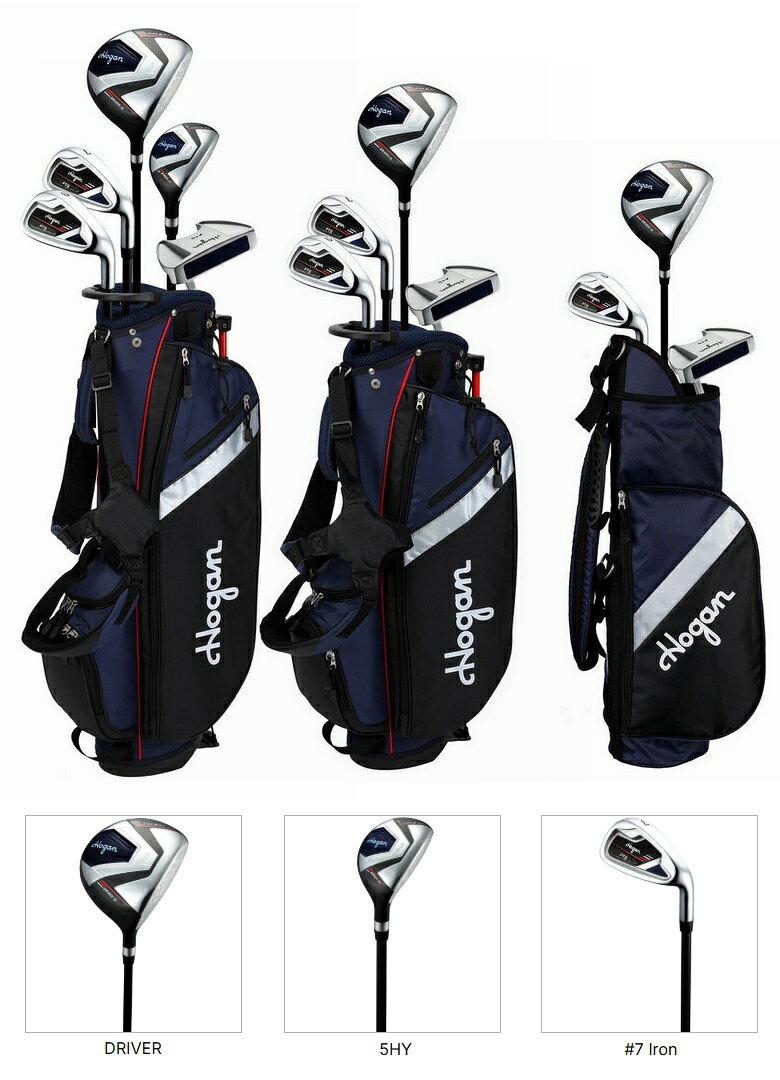 Ben・Hogan Golf FTS Junior Boys Golf Clubs Set with Bag ベンホーガン FST ボー...