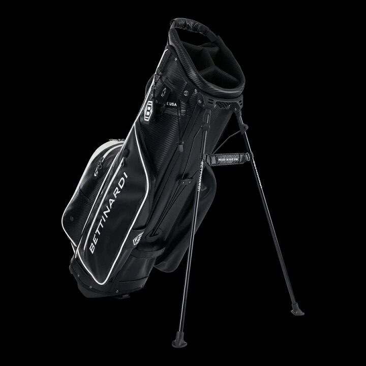 Bettinardi Stand Bag - Deep Space Black ベティナルディ スタンドバッグ - ディープ スペース ブラック