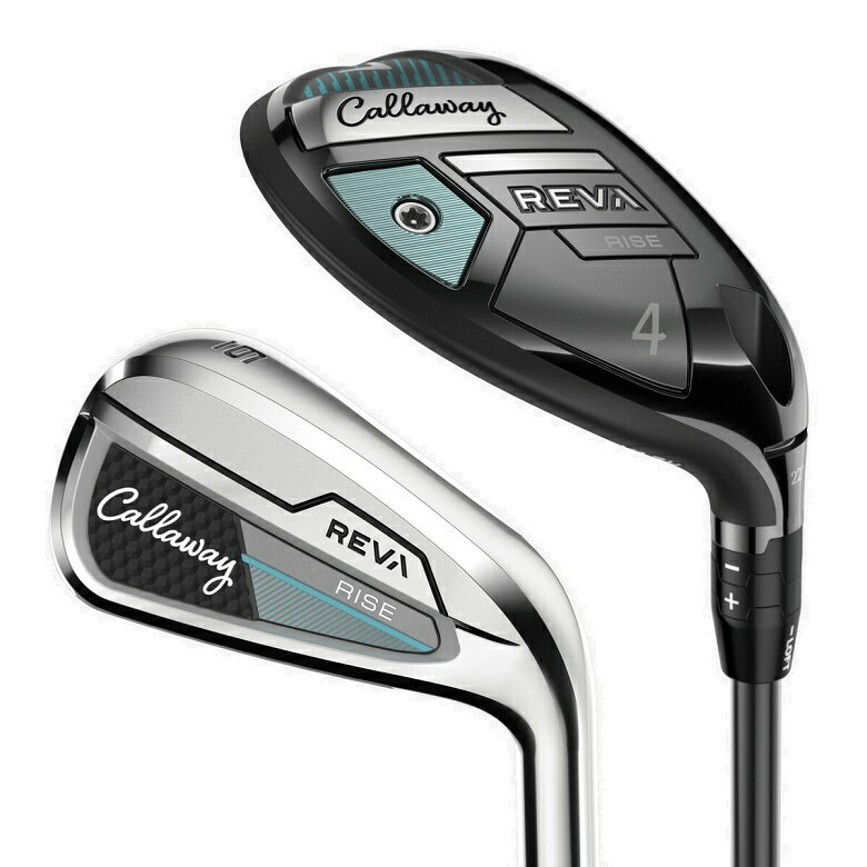 Callaway Women's REVA RISE Hybrid/Iron Combo Set キャロウェイ レディース レバ ライズ コンボセット 5H,6...