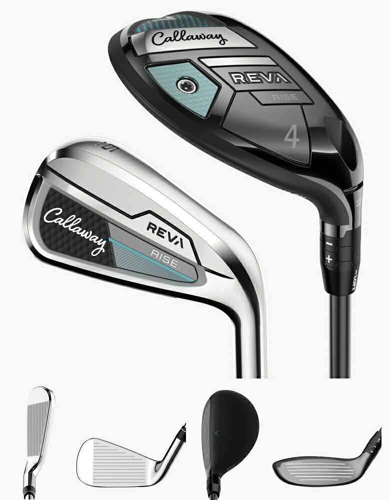 Callaway Womens REVA RISE Hybrid/Iron Combo Set キャロウェイ レディース レバ ライズ コンボセット 5H,6H,7-PW,SW (7本セット)