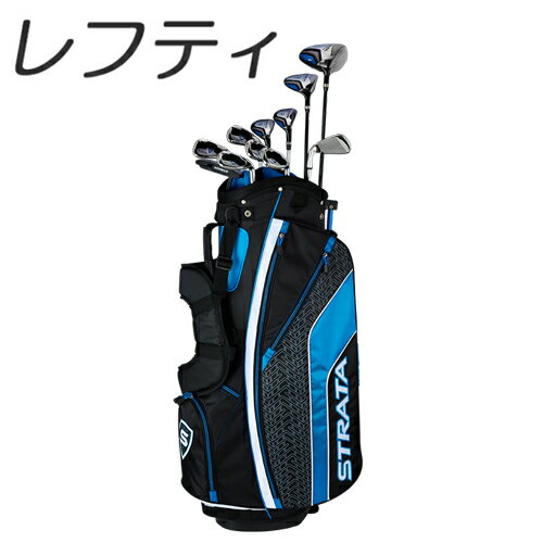 【レフティモデル】Callaway Strata Ultimate 16-Piece Men's Set キャロウェイ ストラータ アルティメット 16ピース メンズ ゴルフクラブ セット