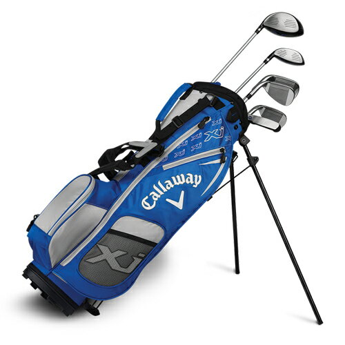 Callaway Junior Level2 XJ Set！！ ：スペック： セット内容：Dr,Fw,7I,9I,SW，Putter(6本セット）フレックス：R(カーボンシャフト)ヘッドカバー(Dr,Fw) スタンドバッグ(レインフード付) USモデル