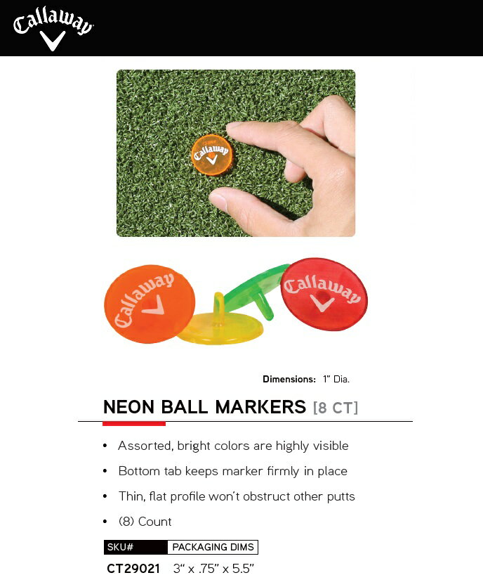 Callaway Neon Ball Mark...の紹介画像2