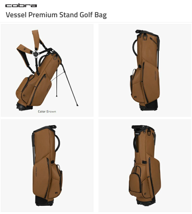 Cobra Golf Vessel Premium Stand Golf Bag コブラゴルフ ヴェゼル プレミアム スタンドバッグ 2