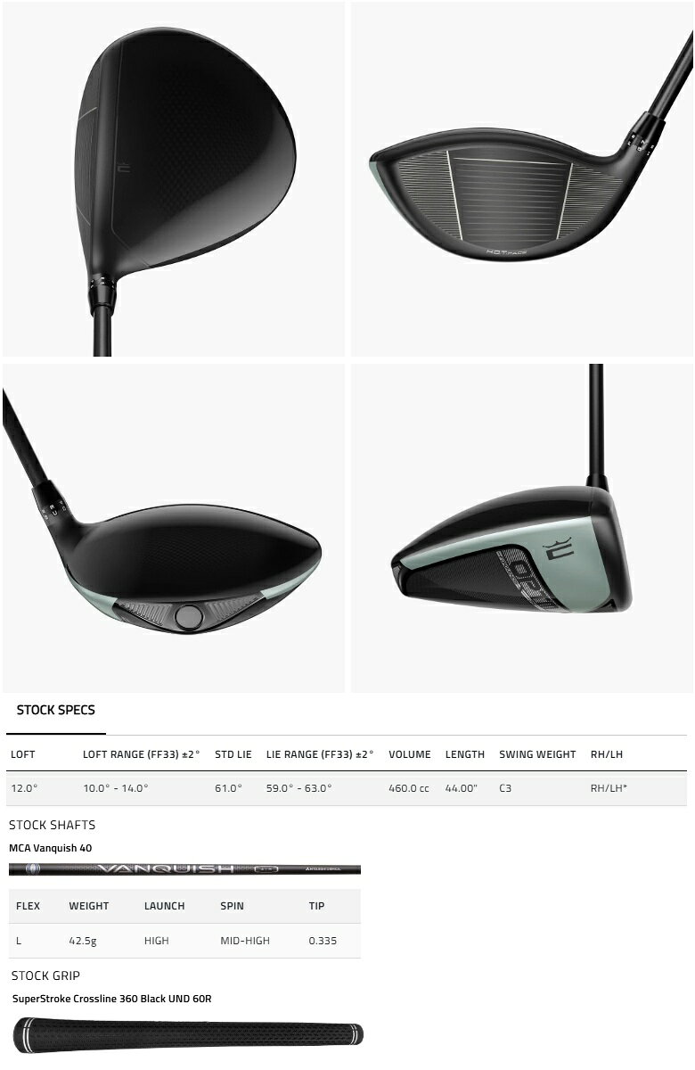 【レフティモデル】Cobra Golf Womens OPTM MAX-D Driver コブラゴルフ レディース オプティム マックス D ドライバー