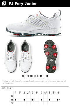 FootJoy FJ Fury Junior Golf Shoes フットジョイ FJ フューリー ジュニア ゴルフ シューズ