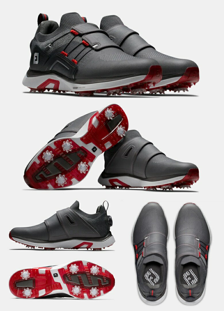 FootJoy HyperFlex Boa Golf Shoes (Charcoal) フットジョイ ハイパーフレックス ボア ゴルフ シューズ 51045