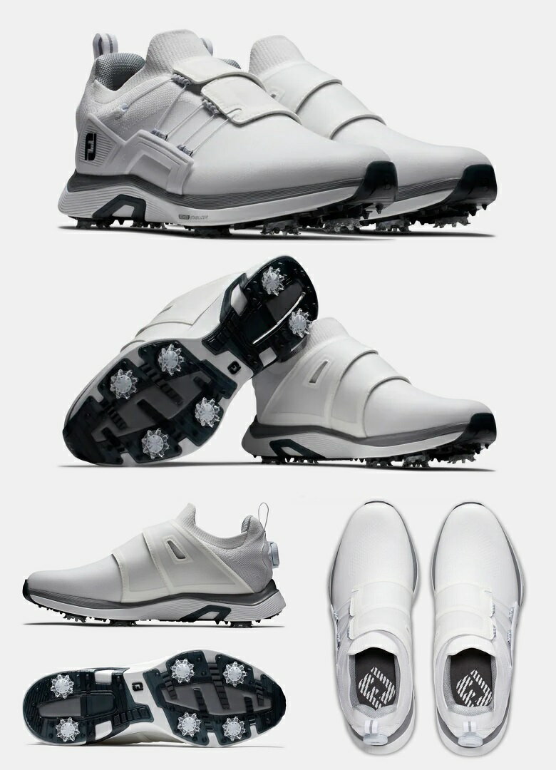 FootJoy HyperFlex Boa Golf Shoes (White) フットジョイ ハイパーフレックス ボア ゴルフ シューズ 51099