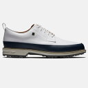 FootJoy Premiere Series - Field LX Golf Shoes (White/Navy) フットジョイ フィールド LX ゴルフ シ...