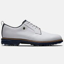 FootJoy Premiere Series - Field Golf Shoes (White / Navy) フットジョイ フィールド ゴルフ シューズ ...