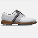 FootJoy Premiere Series - Packard LX Golf Shoes (White/Grey) フットジョイ パッカード LX ゴルフ...