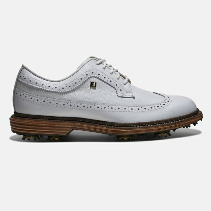 FootJoy Premiere Series - Marquis Shoes - White / Chestnut フットジョイ パッカード ゴルフ シューズ 54558