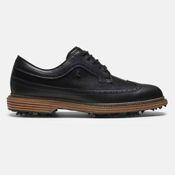 FootJoy Premiere Series - Marquis Golf Shoes カラー：Black / Black Oyster USサイズ:6.0(24.0cm)6.5(24.5cm)7.0(25.0cm)7.5(25.5cm)8.0(26.0cm) 8.5(26.5cm) 9(27.0cm) 9.5(27.5cm) 10.0(28.0cm) 10.5（28.5cm)11.0（29.0cm)11.5（29.5cm)12.0（30.0cm) 幅:N(Narrow),M(Medium),W(Wide),E(Extra Wide) USモデル ※輸入品のため外箱にダメージがある場合がございます 【メーカー在庫について】 メーカーの在庫は常に変動しています、サイズ、靴幅によってはメーカーの在庫がなくなっている場合がございますので、ご心配な方はご注文前にお問い合わせください ※海外取寄せ商品の納期は納品までに時間がかかります(商品ページ参照)