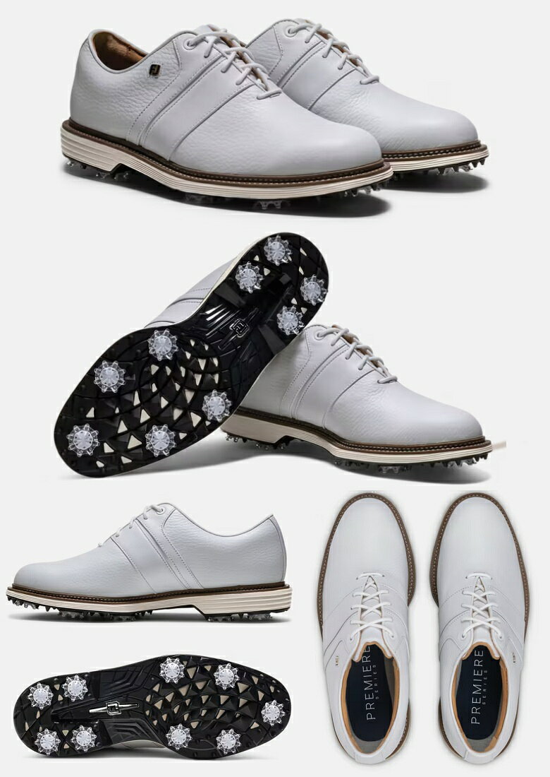 FootJoy Premiere Series - Packard Shoes - White フットジョイ パッカード ゴル...