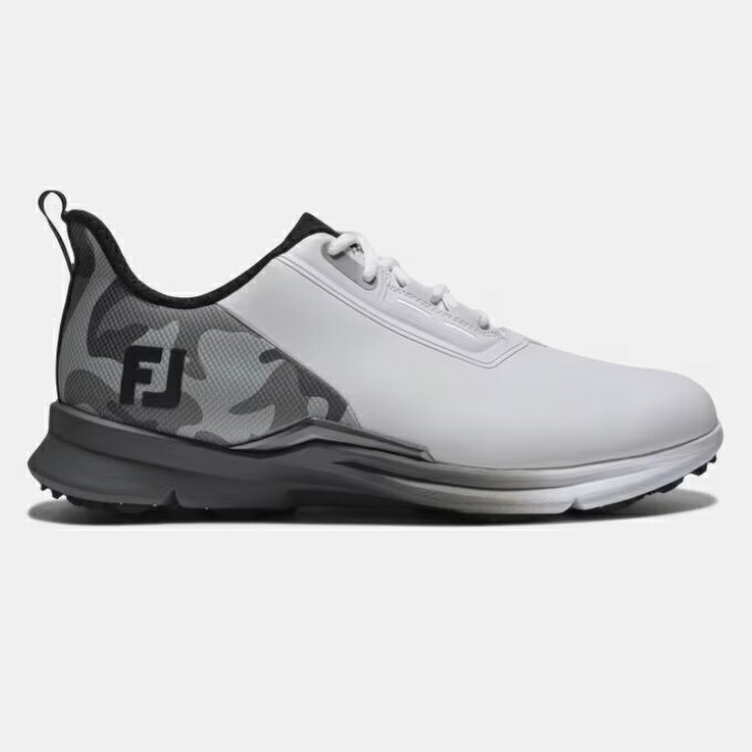 FootJoy FJ Fuel Golf Shoes - White / Grey / Camo フットジョイ FJ フューエル ...