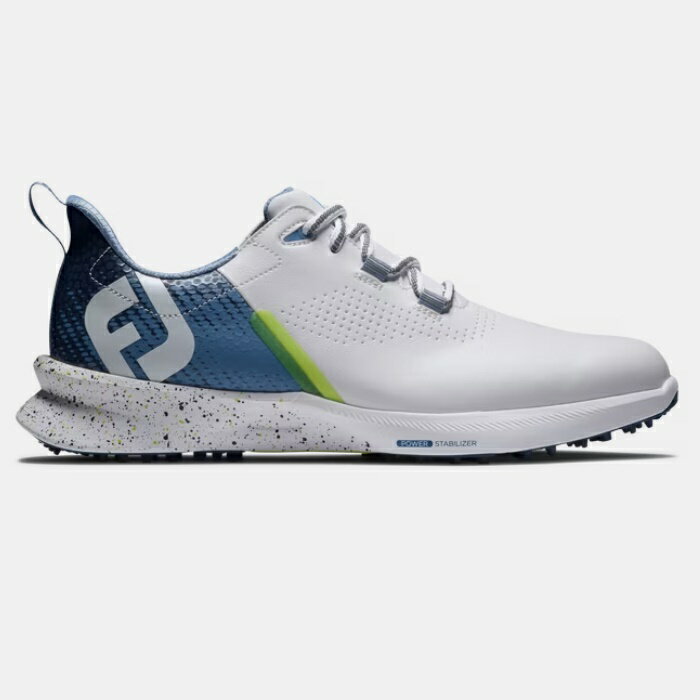 FootJoy FJ Fuel Golf Shoes - White / Blue フットジョイ FJ フューエル ゴルフ シューズ 55429