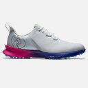 ݌ɂIFootJoy FJ Fuel Sport Golf Shoes - White / Pink tbgWC FJ t[G X|[c St V[Y US9.0 (27.0cm) / Medium (55455)