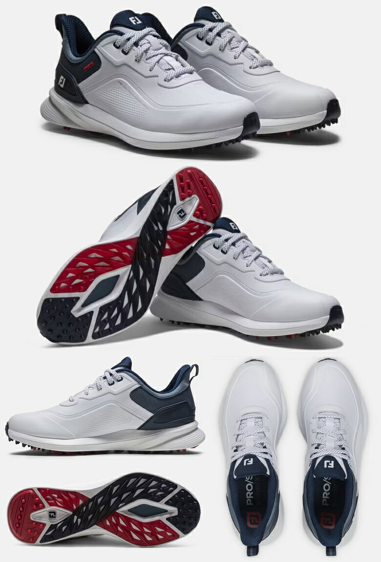 FootJoy Pro/SL Golf Shoes - White / Steel Blue / Peacoat フットジョイ プロ SL...
