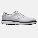 在庫あり!FootJoy Traditions Spikeless Golf Shoes - White フットジョイ トラディションズ スパイクレス ゴルフ シューズ 57927(4)
