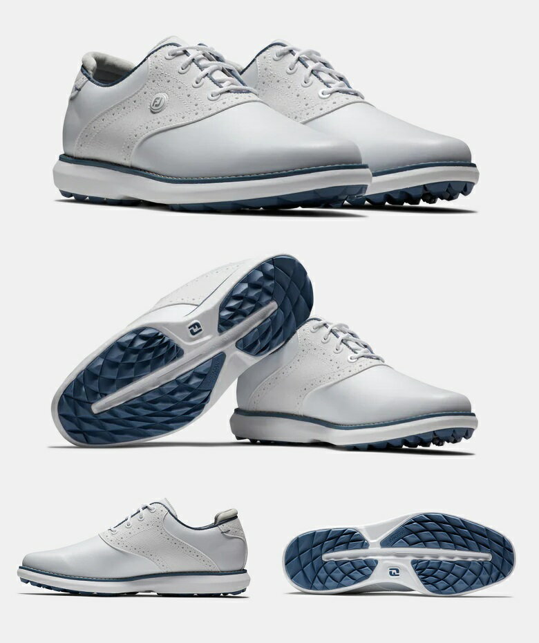 FootJoy Traditions Spikeless Womens Golf Shoes - White フットジョイ トラディションズ スパイクレス レディース ゴルフ シューズ 97898