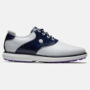 FootJoy Traditions Spikeless Women's Golf Shoes - White / Navy tbgWC gfBVY XpCNX fB[X St V[Y 97899