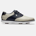 FootJoy Traditions Saddle Women's Golf Shoes - Cream / Navy tbgWC gfBVY Th fB[X St V[Y 97922