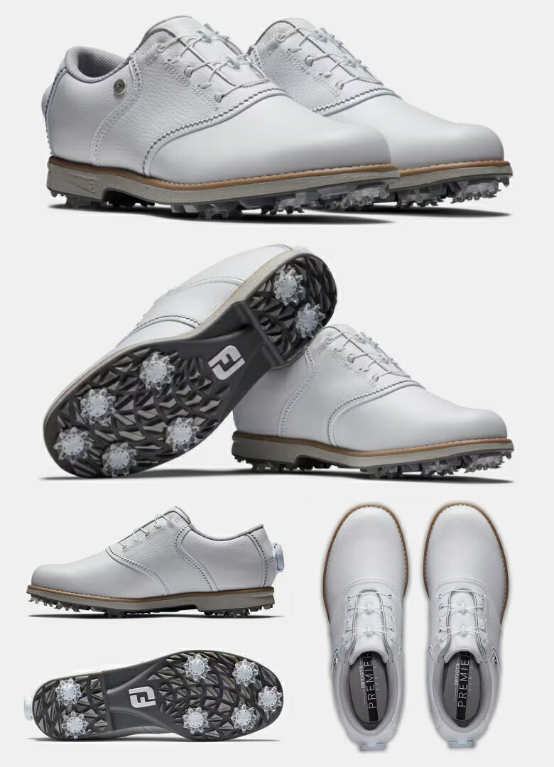 FootJoy Premiere Series - Bel Air BOA Women Golf Shoes - White フットジョイ プレミアシリーズ ベルエアー ボア レディース ゴルフシューズ 99061