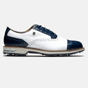 ݌ɂIFootJoy Premiere Series - Tarlow Golf Shoes (White/Navy) tbgWC ^[E St V[Y 53904