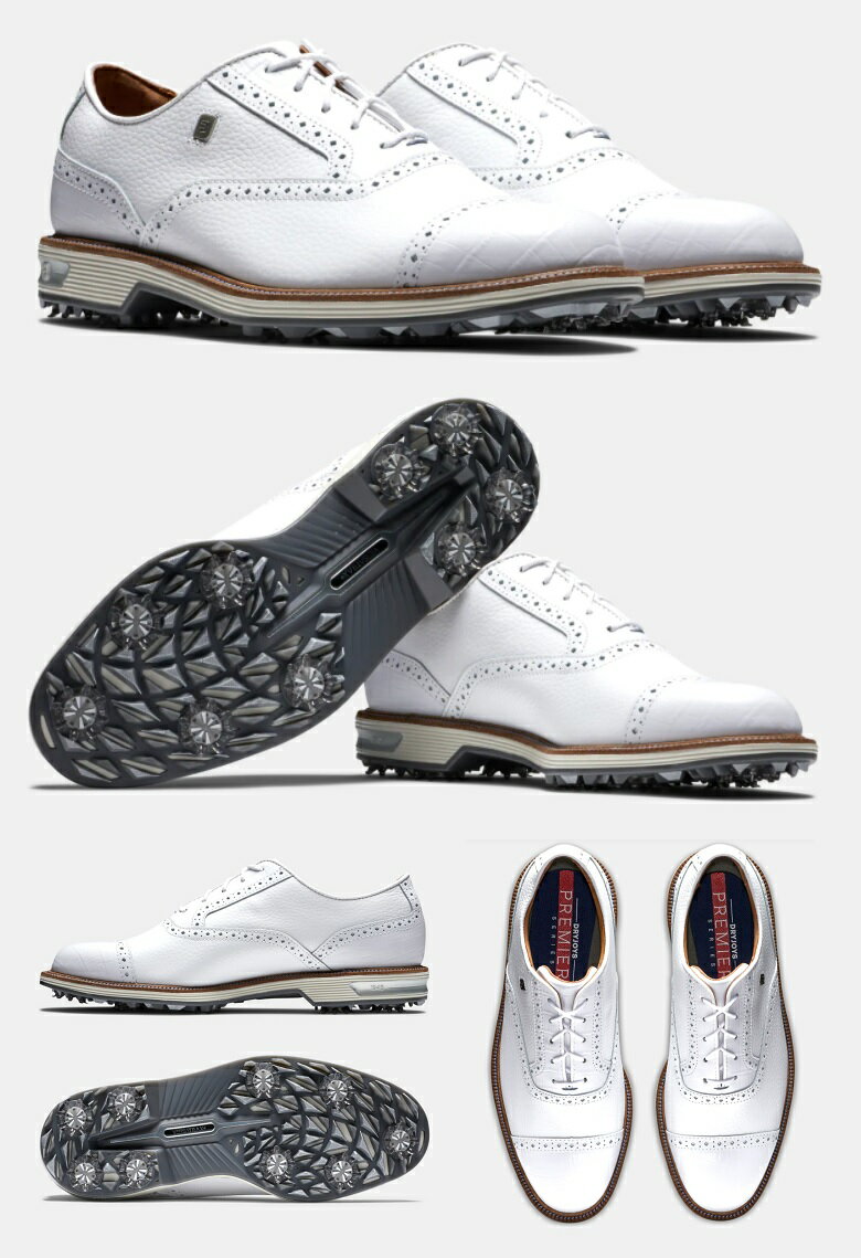 FootJoy Premiere Series - Tarlow Golf Shoes (White) フットジョイ ターロウ ゴルフ シューズ