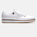 FootJoy Sport Retro - Kiltie Women Golf Shoes - White フットジョイ スポーツ レトロ キルティ レディス ゴルフ シューズ