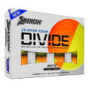 Srixon Q-Star Tour Divide Golf Ball Orangeスリクソ